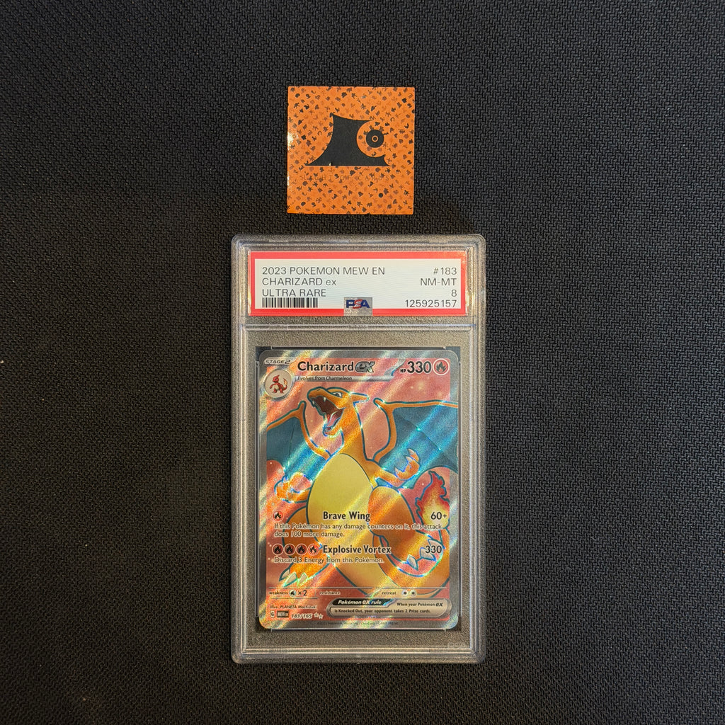 [PSA 8] Charizard Ex - 183/165 - Full Art - 151