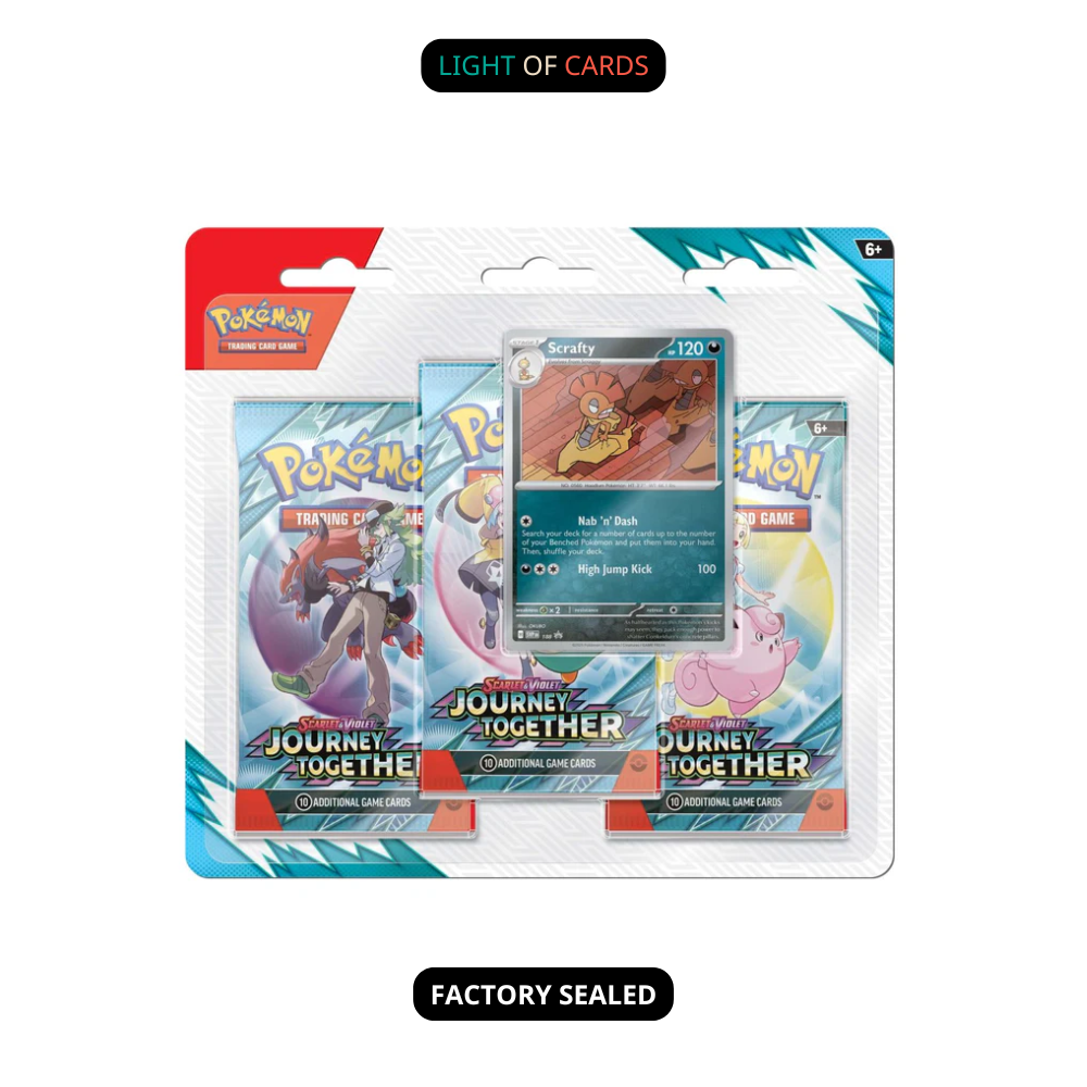 Pokémon TCG - Journey Together - Three-Booster Blister