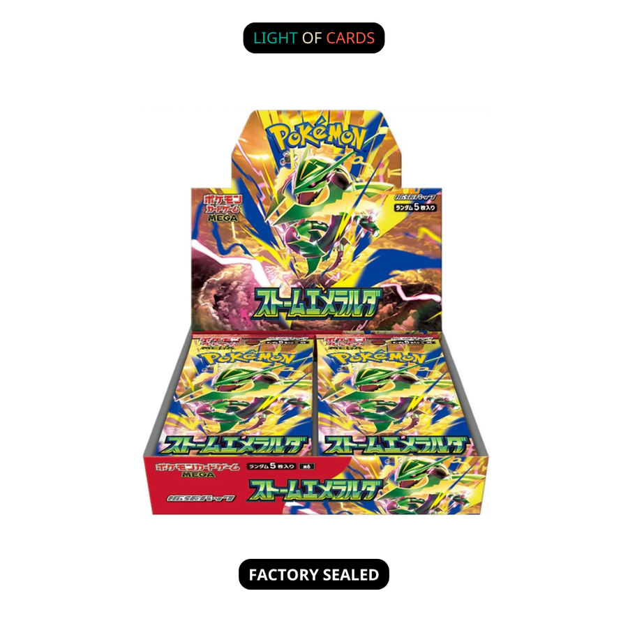 Pokémon TCG - MEGA Storm Emeralda M6 Booster Box - JP