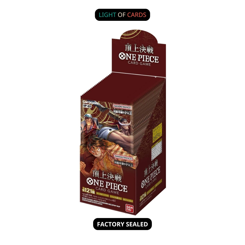 One Piece｜OP-02 Paramount War - Booster Box - Japanese