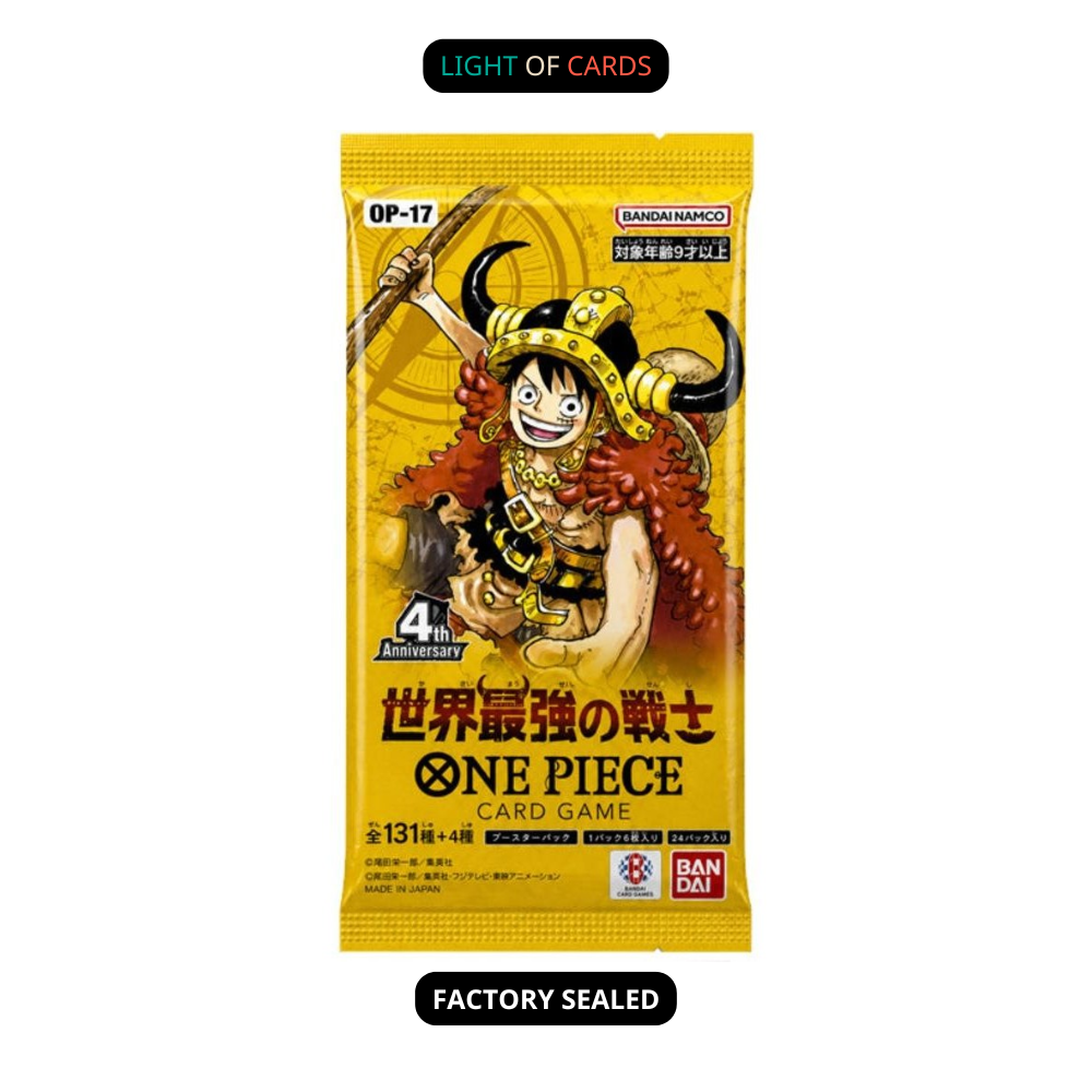 [Single Pack] One Piece｜OP-17 The World's Strongest Warriors - Booster Pack - JP