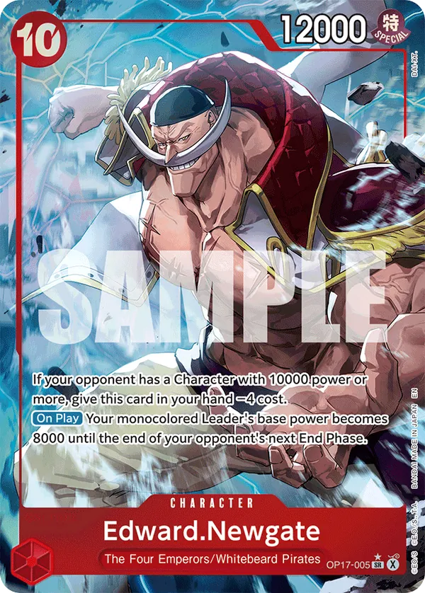 One Piece - Edward.Newgate - OP17-005 - World's Strongest Warriors