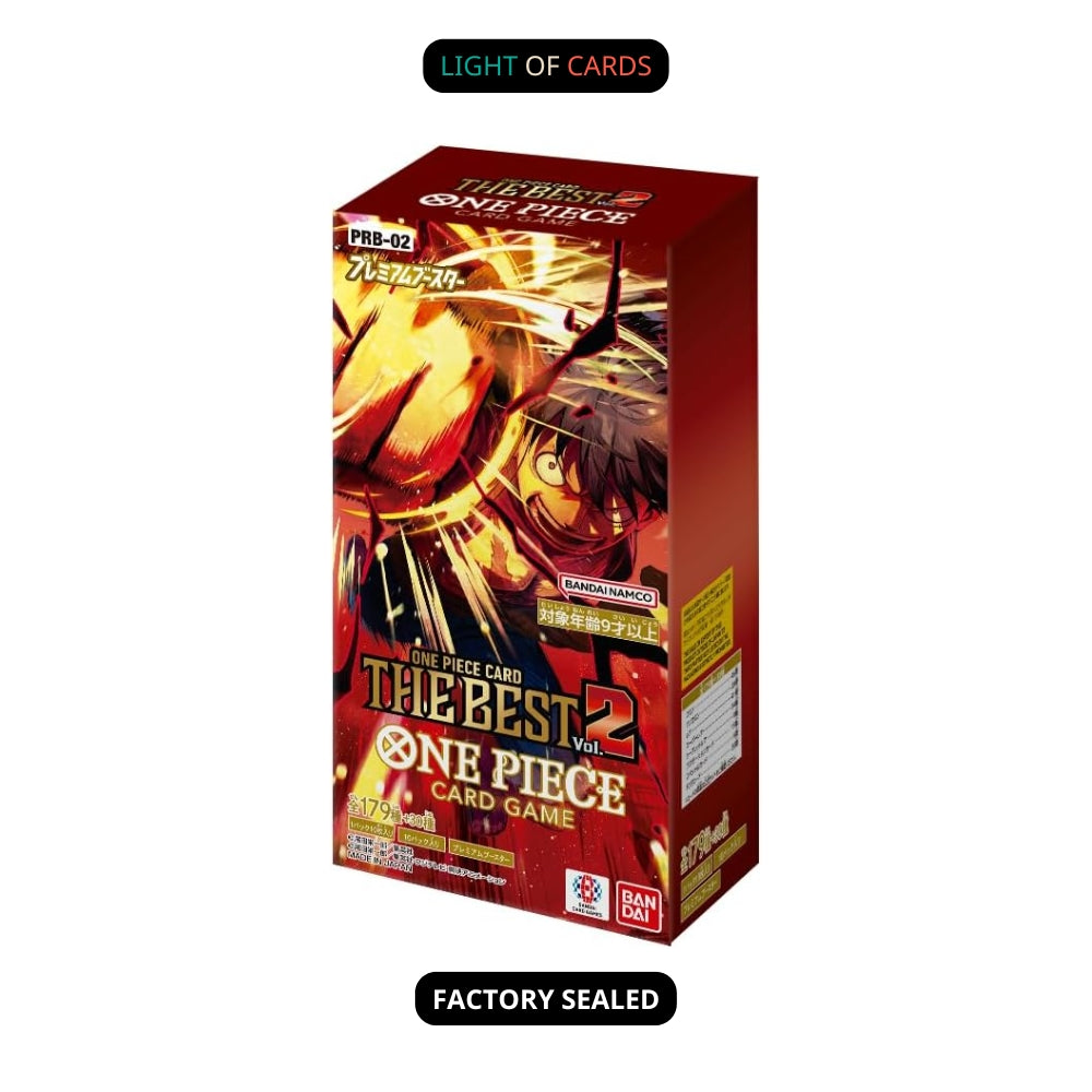 One Piece｜PRB-02 Premium Booster: The Best Vol.2 - Booster Box - JP