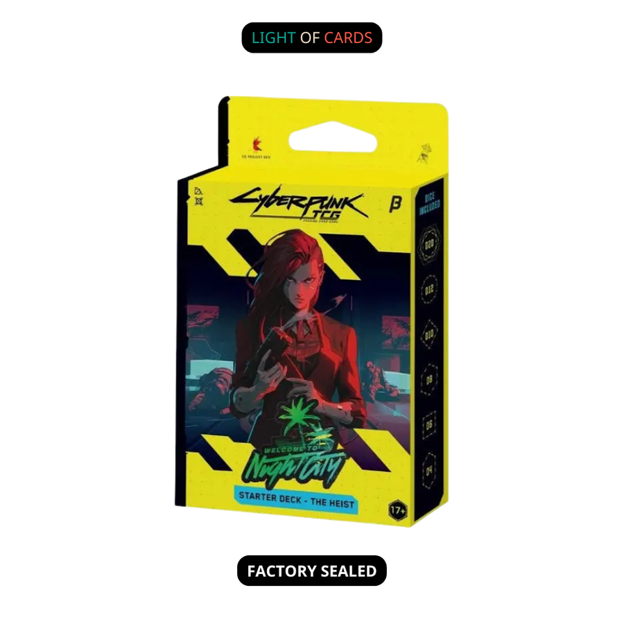 [Sealed] Cyberpunk TCG - Welcome to Night City The Heist Starter Deck - Beta