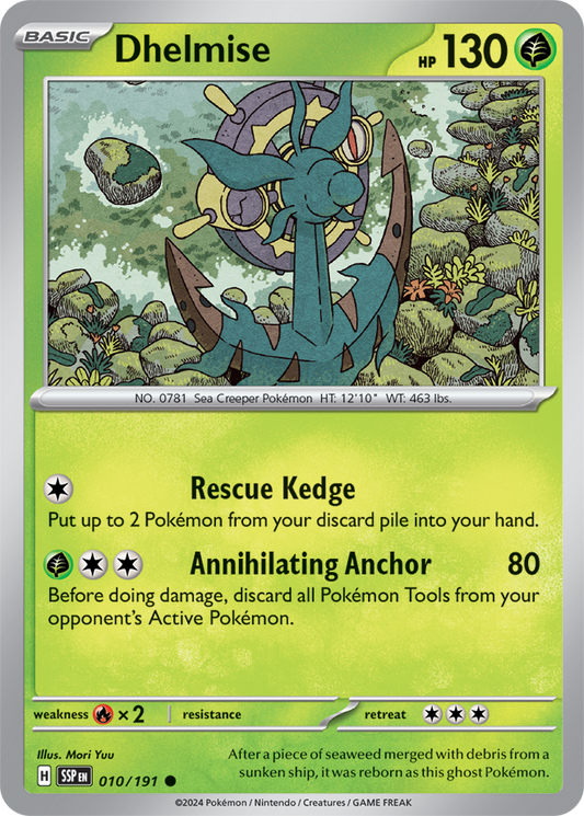 Pokémon TCG - Dhelmise - 010/191 - Surging Sparks