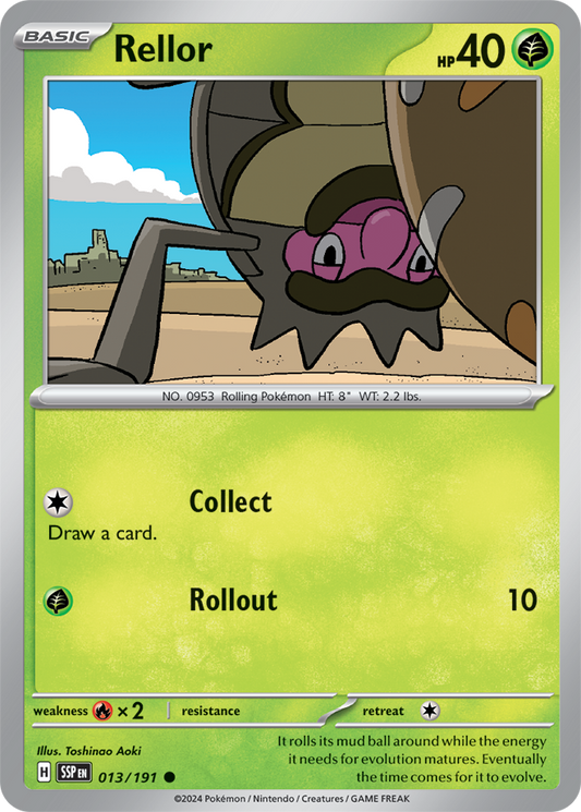 Pokémon TCG - Rellor - 013/191 - Surging Sparks