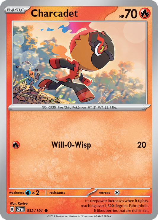 Pokémon TCG - Charcadet - 032/191 - Surging Sparks