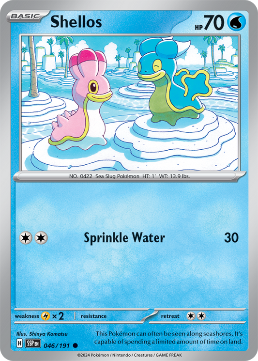 Pokémon TCG - Shellos - 046/191 - Surging Sparks