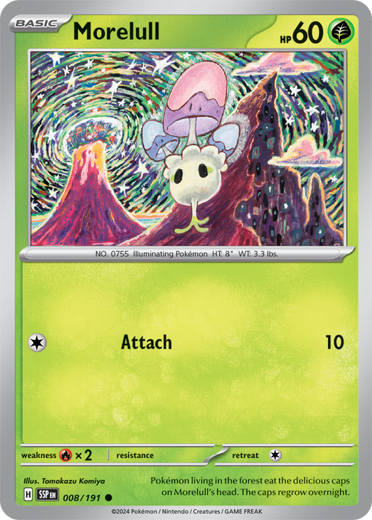 Pokémon TCG - Morelull - 008/191 - Surging Sparks