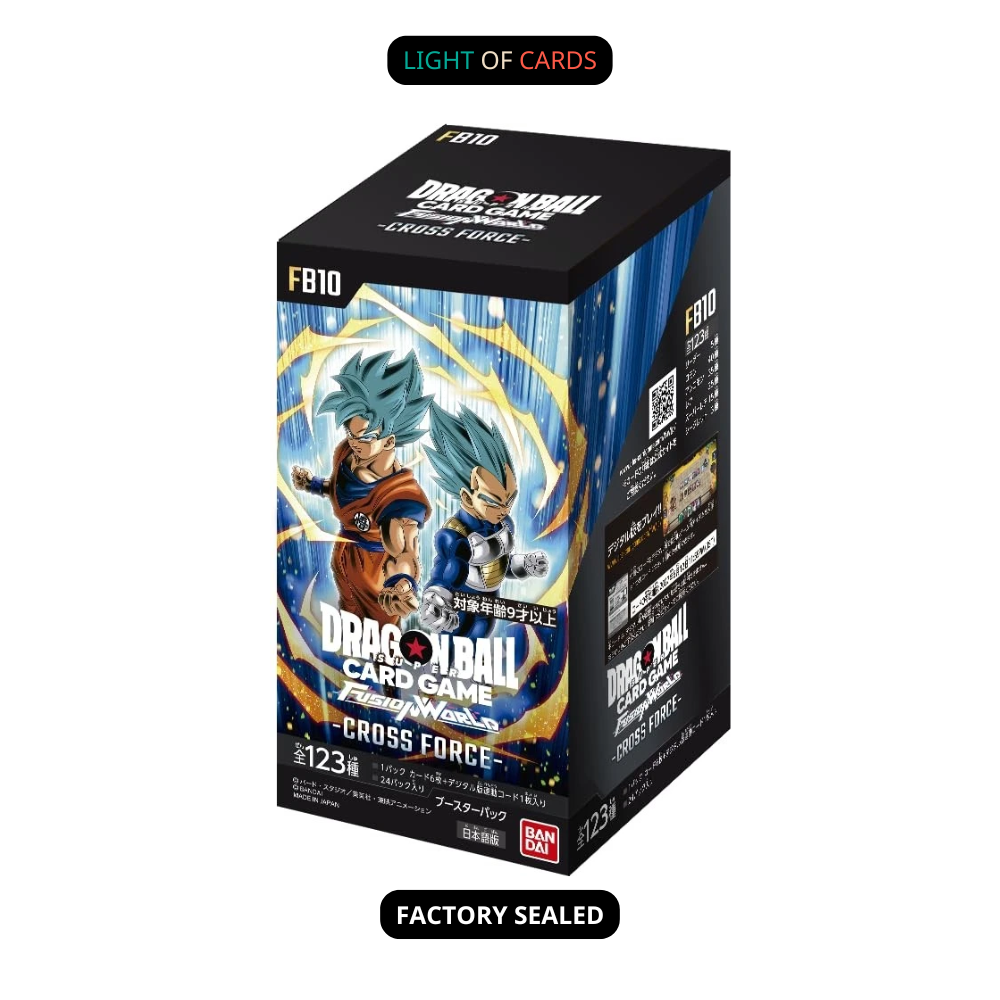 Dragon Ball｜Fusion World  - FB10 - Cross Force Booster Box - JP