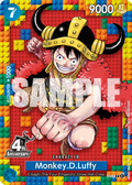 [Sealed] One Piece - Monkey.D.Luffy - P-110 - 4th Anniversary