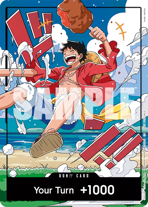 [Sealed] One Piece - DON!! Card [World United Luffy] - OP17 Release Event