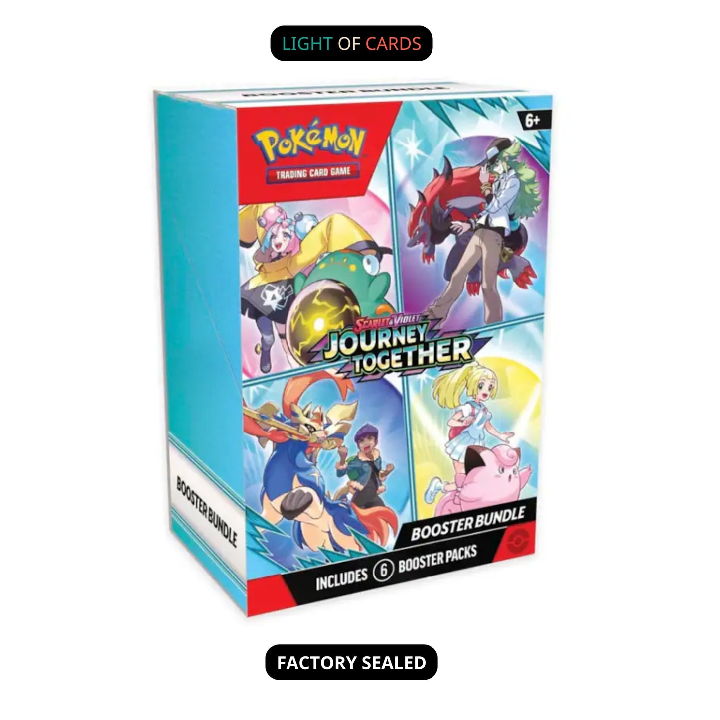 [Sealed] Pokémon TCG - Scarlet & Violet - Journey Together Booster Bundle - 6 Packs