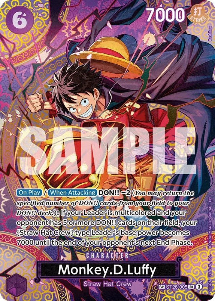 One Piece - Monkey.D.Luffy - ST26-005 - JP - Adventure on Kami's Island