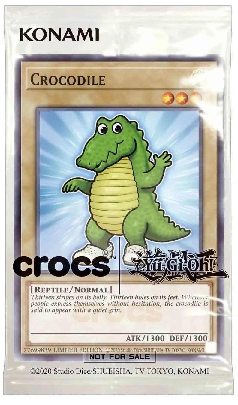 [Sealed] YuGiOh TCG - Crocodile [Crocs Exclusive] Promo Card